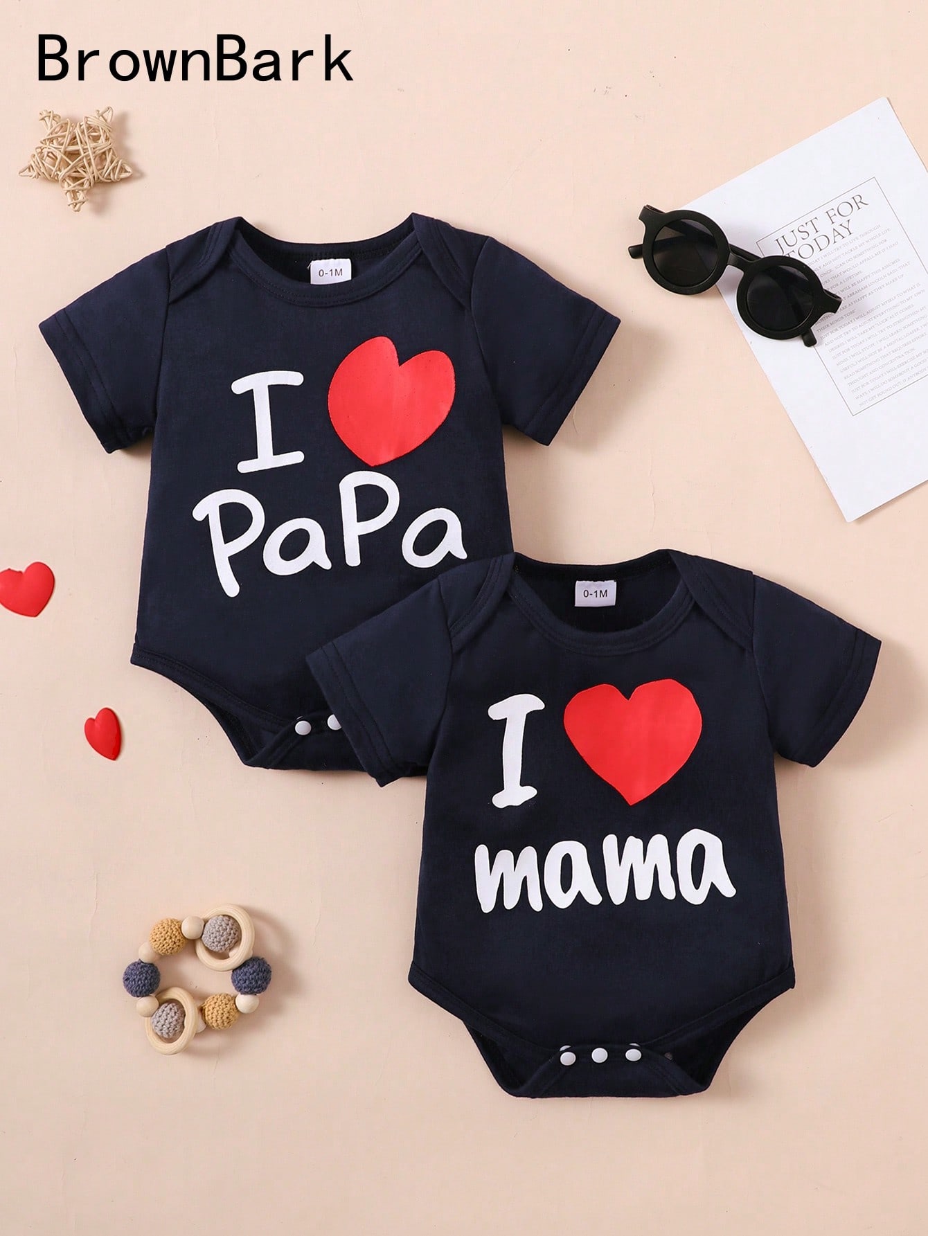 Baby Clothing Brand - Комплект из двух предметов, унисекс, летний,