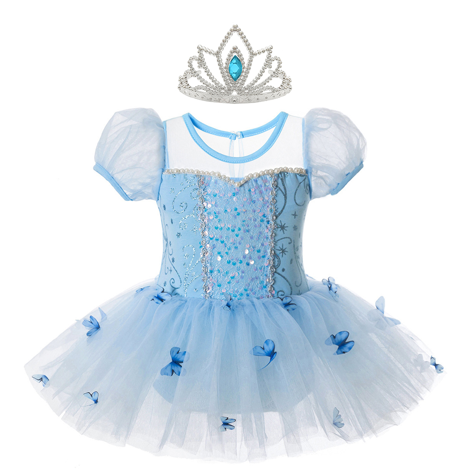 Baby Q Clothing - Танцевальное платье Золушки для девочек, балетная