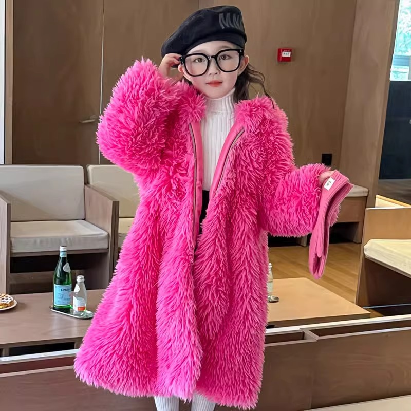 Baby X Clothing - Осенне-зимняя шуба для девочек, детская шуба