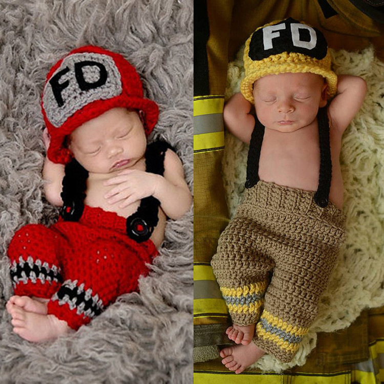 Вязаный крючком костюм пожарно – обзор и цена Baby Clothing Boy