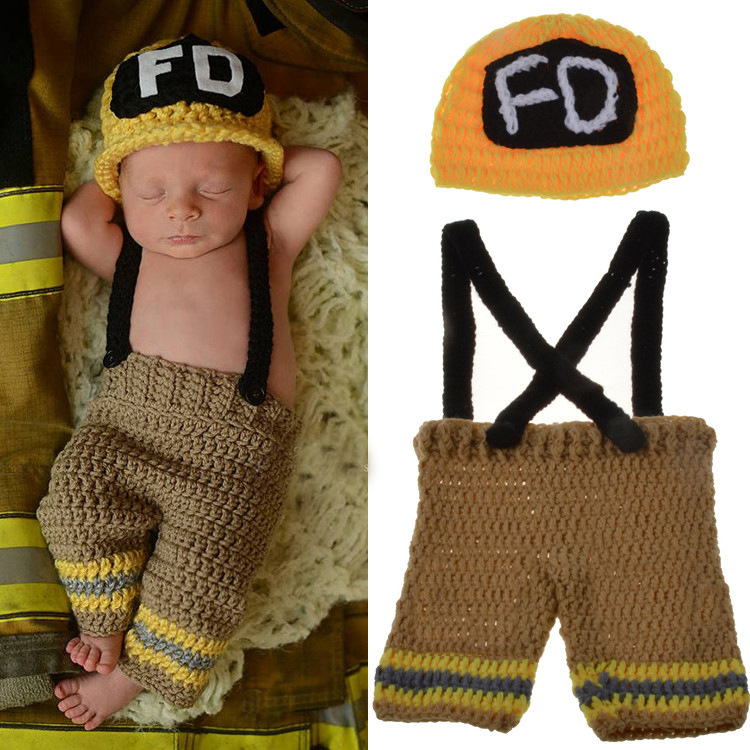 Вязаный крючком костюм пожарно – обзор и цена Baby Clothing Boy