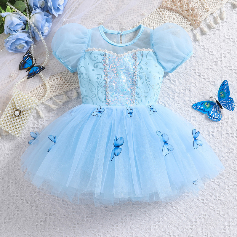 Танцевальное платье Золушки дл – обзор и цена Baby Q Clothing